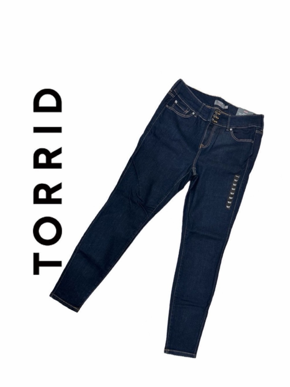 Torrid Feel the‎ Fit Super Soft Dark Wash Jeggings - Size 16T